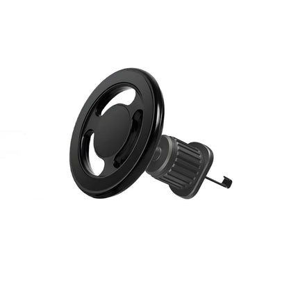360° Magnetic Car Phone Mount – Foldable Alloy Holder for iPhone, Samsung & Xiaomi