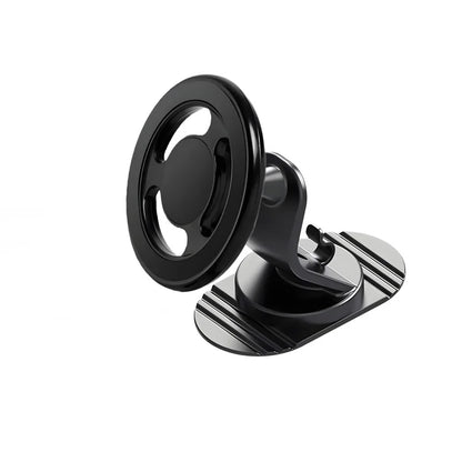 360° Magnetic Car Phone Mount – Foldable Alloy Holder for iPhone, Samsung & Xiaomi