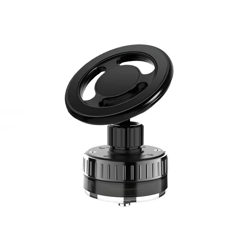 360° Magnetic Car Phone Mount – Foldable Alloy Holder for iPhone, Samsung & Xiaomi