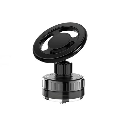 360° Magnetic Car Phone Mount – Foldable Alloy Holder for iPhone, Samsung & Xiaomi